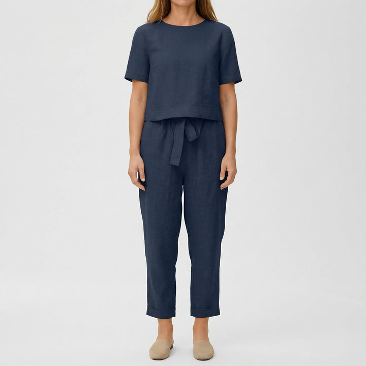 Novaire - Solid-Color Two-Piece Matching Set