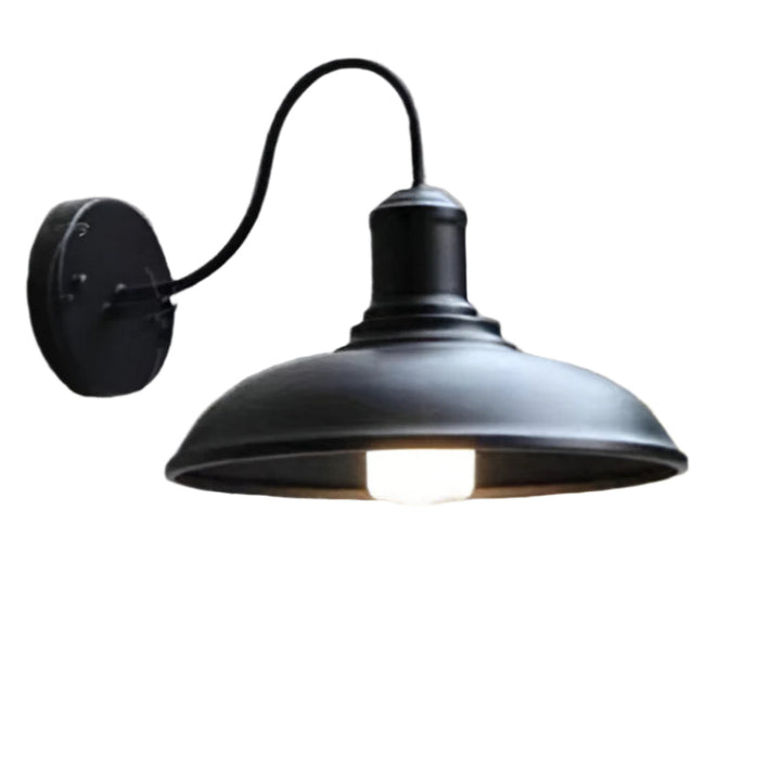 Vintage-teollinen rautainen ulkoseinävalaisin LED 1-valoinen
