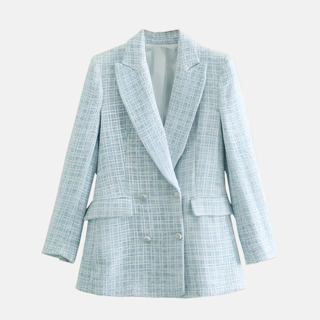 Elegantti Tweed Blazer Naisille