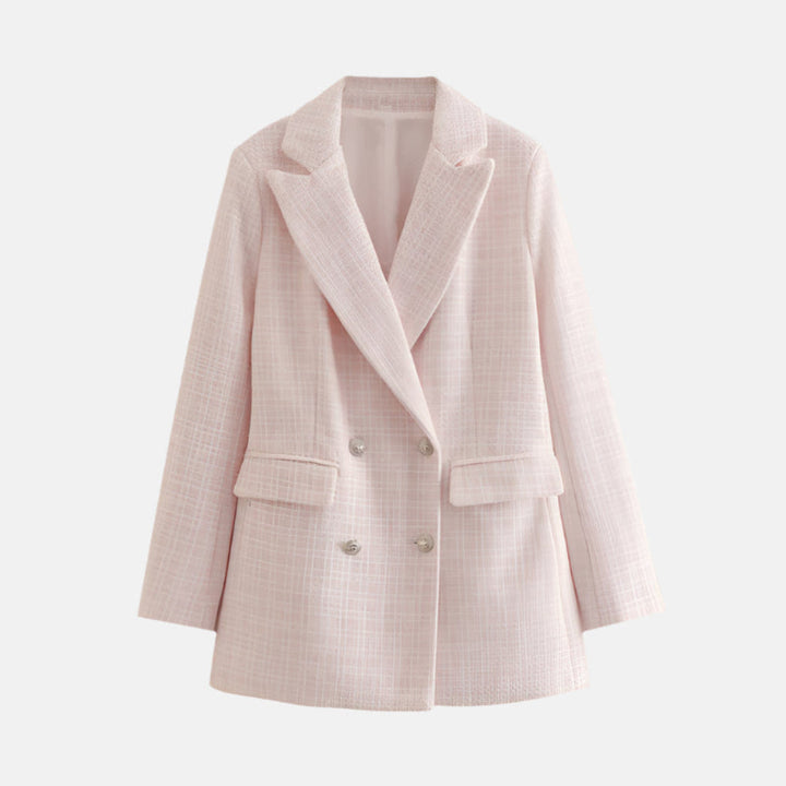 Elegantti Tweed Blazer Naisille