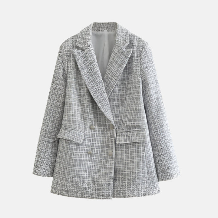 Elegantti Tweed Blazer Naisille
