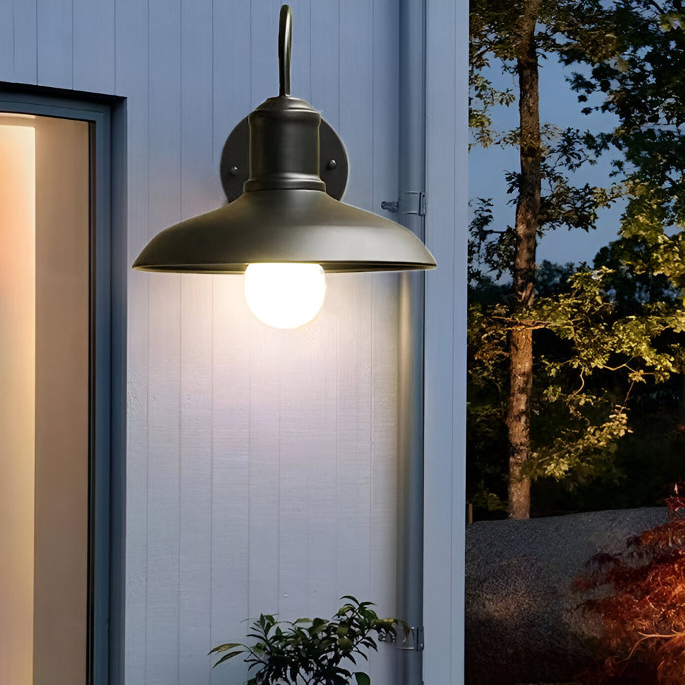 Vintage-teollinen rautainen ulkoseinävalaisin LED 1-valoinen