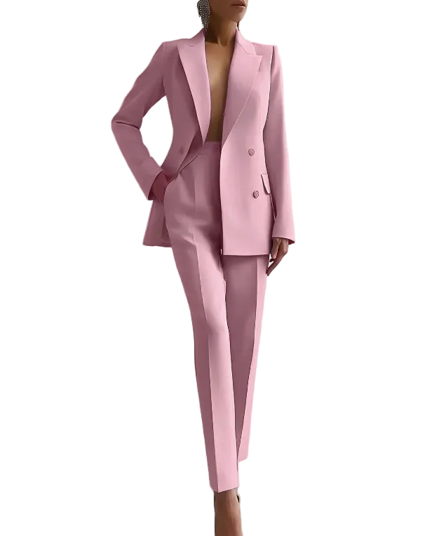 Elegantti Kaksiosainen Blazer Setti Naisille