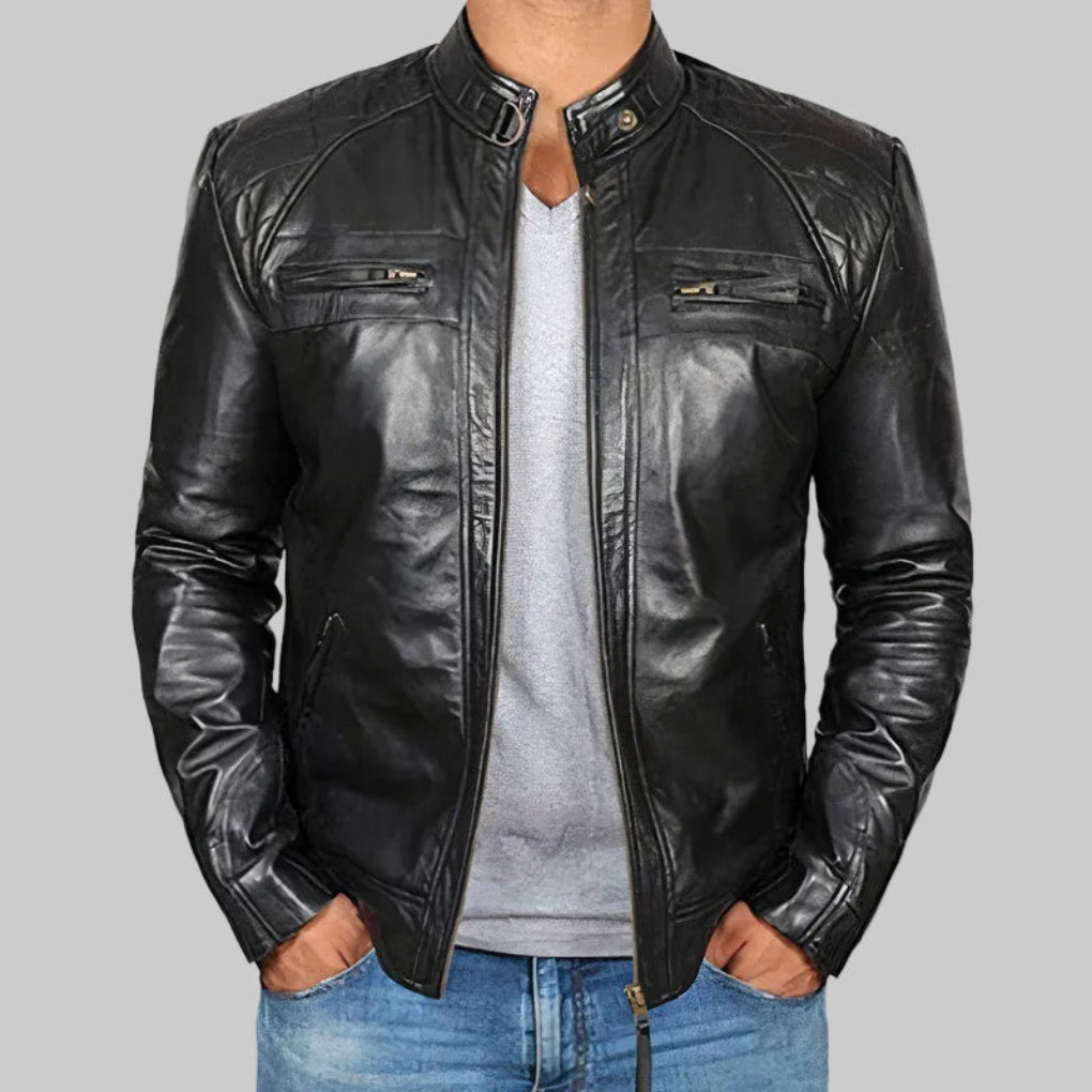 Karkea moottoripyöräpuku miehille
