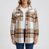 Rentomalli Ruudullinen Shirt Jacket Naisille