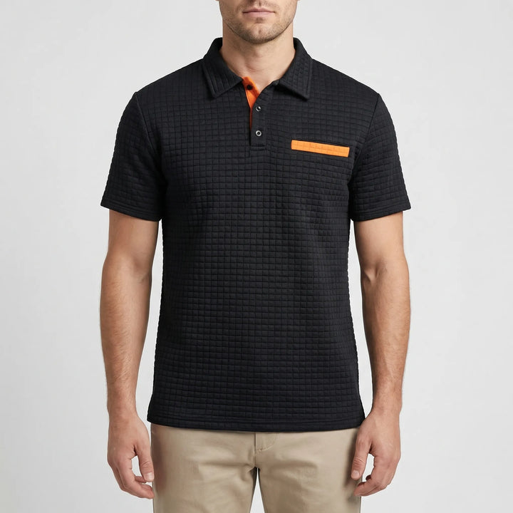 Poluxe - Slim-Fit Short-Sleeve Polo Shirt