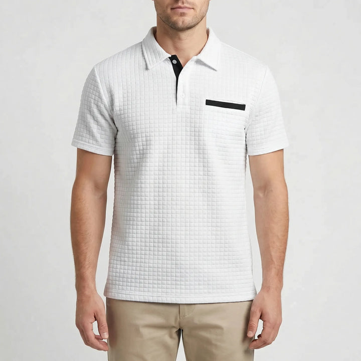 Poluxe - Slim-Fit Short-Sleeve Polo Shirt