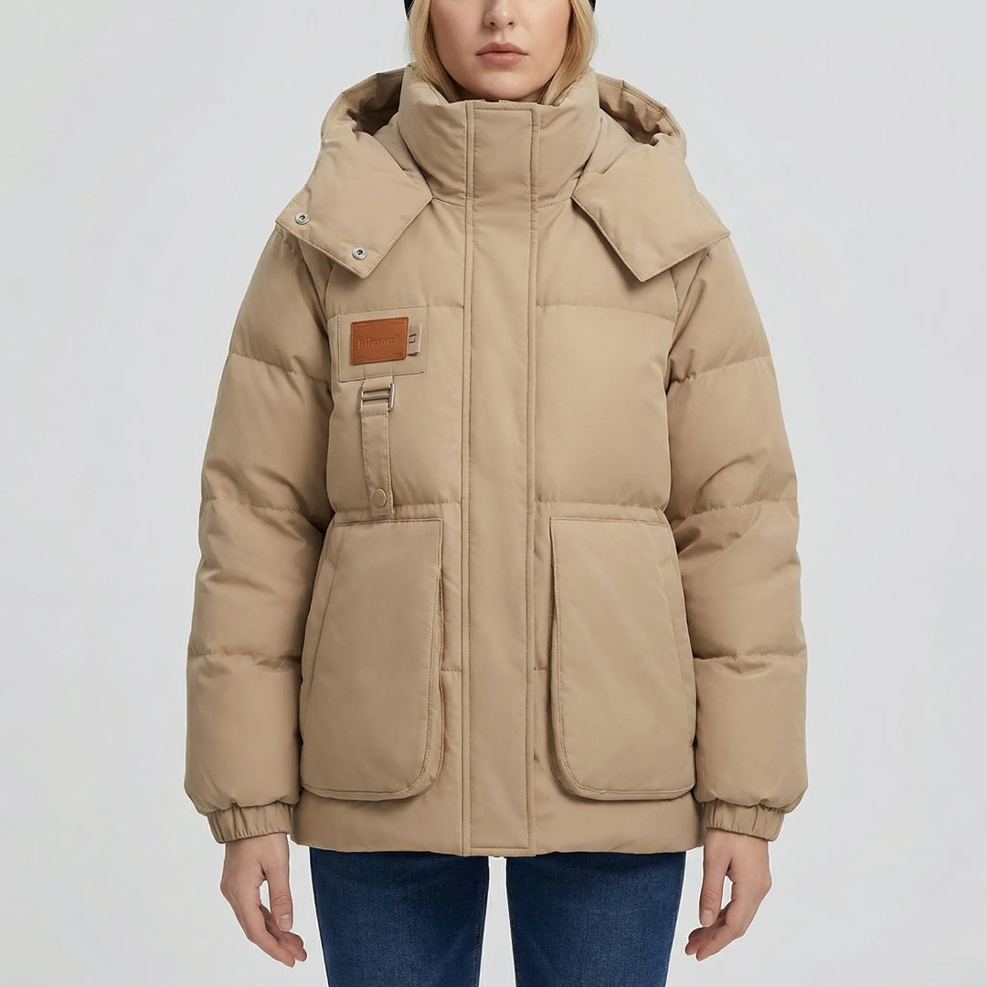Puffara - Quilted Hooded Puffer Jacket Women