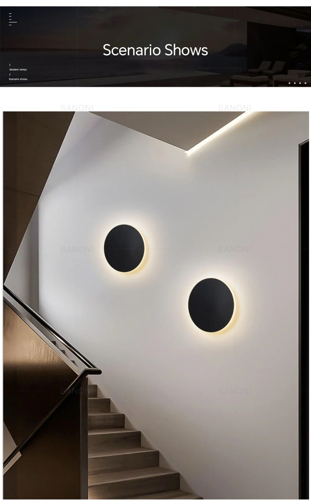 Moderni LED-seinävalaisin – Lumeo