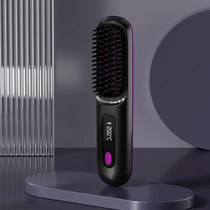 Glissara | Langaton suoristusrauta | USB-latausominaisuus ja LCD-näyttö | Keramiikka- ja ionitekniikka