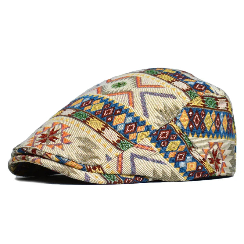Bari™ | Moderni rento flat cap -lippalakki