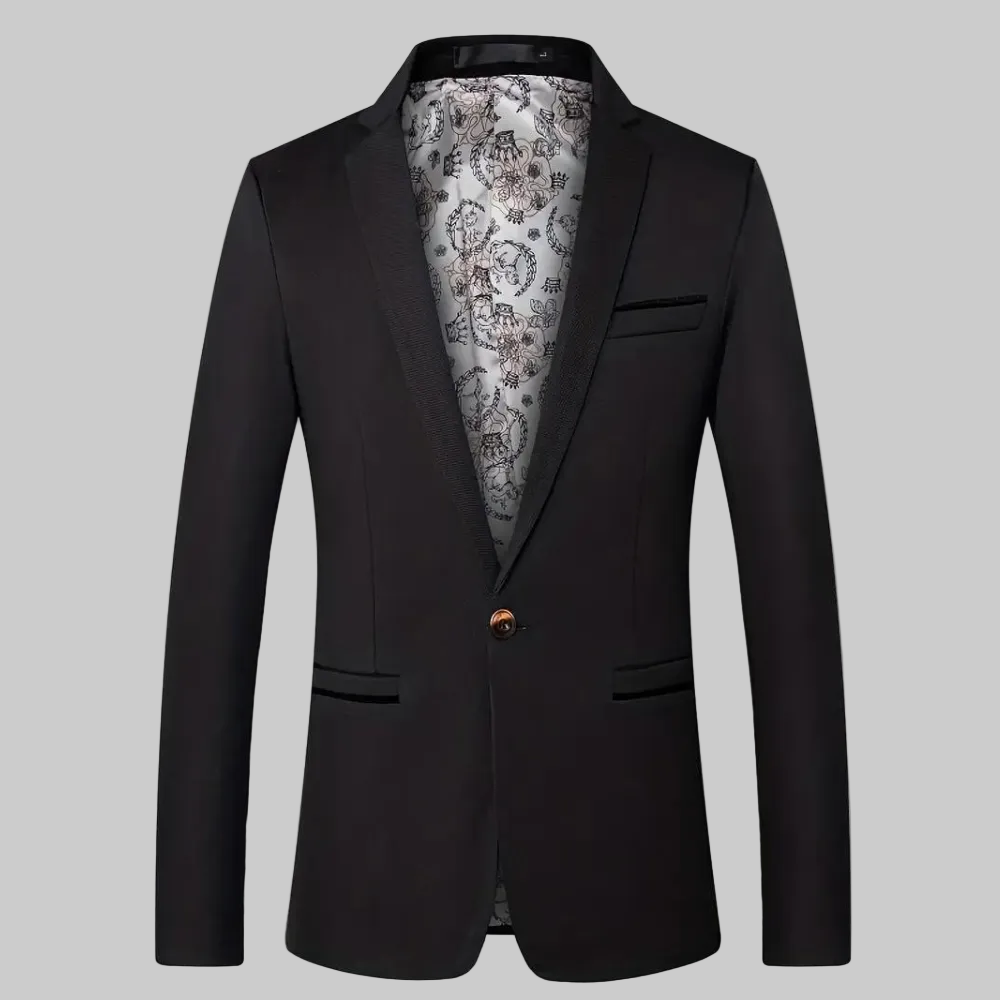 Elegantti Miesten Blazer Hienostunut Ommeltu