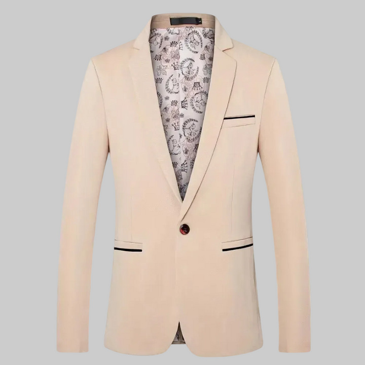 Elegantti Miesten Blazer Hienostunut Ommeltu