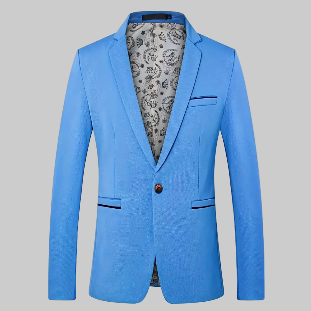 Elegantti Miesten Blazer Hienostunut Ommeltu