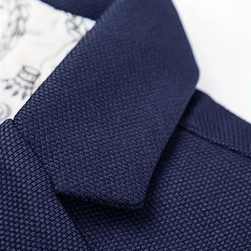 Elegantti Miesten Blazer Hienostunut Ommeltu