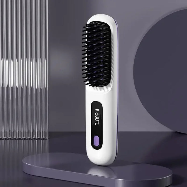 Glissara | Langaton suoristusrauta | USB-latausominaisuus ja LCD-näyttö | Keramiikka- ja ionitekniikka