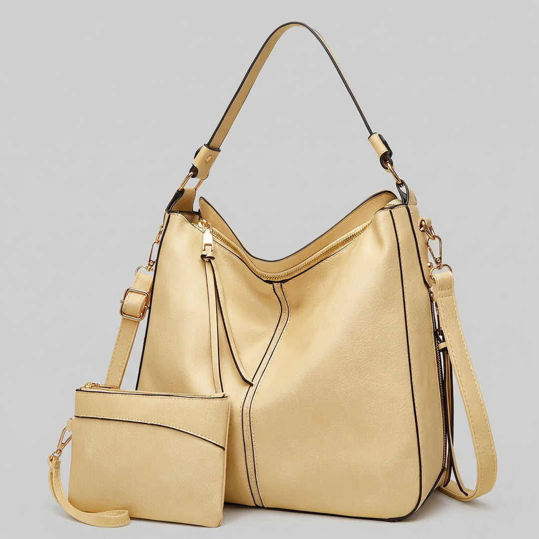 Satcheva - Spacious Hobo Shoulder Tote Bag