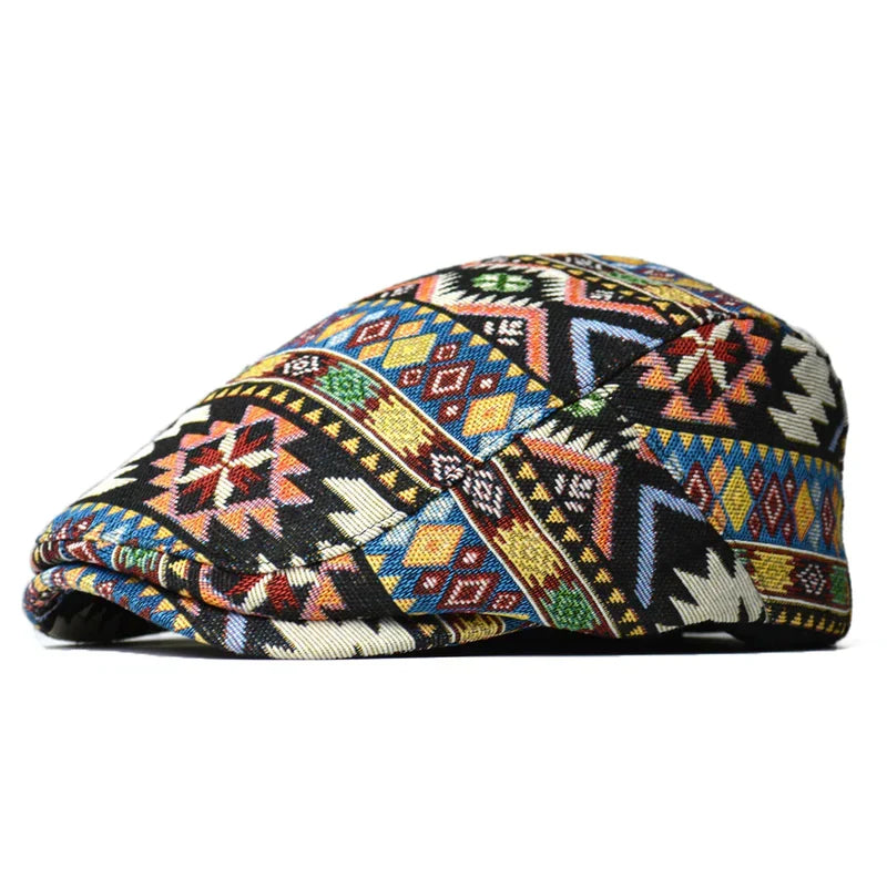 Bari™ | Moderni rento flat cap -lippalakki