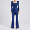 Pitkähiha Kimalle Flare Jumpsuit