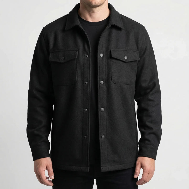 Shacktor - Classic Collar Shirt Jacket For Men