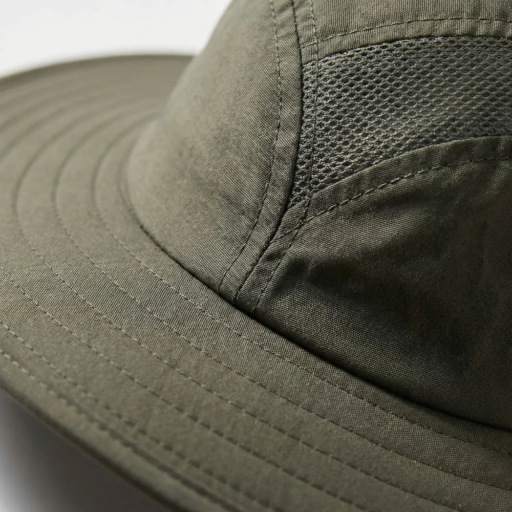 Shadovex - Wide Brim Hat With Neck Flap