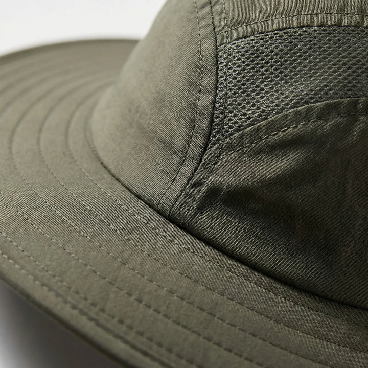 Shadovex - Wide Brim Hat With Neck Flap