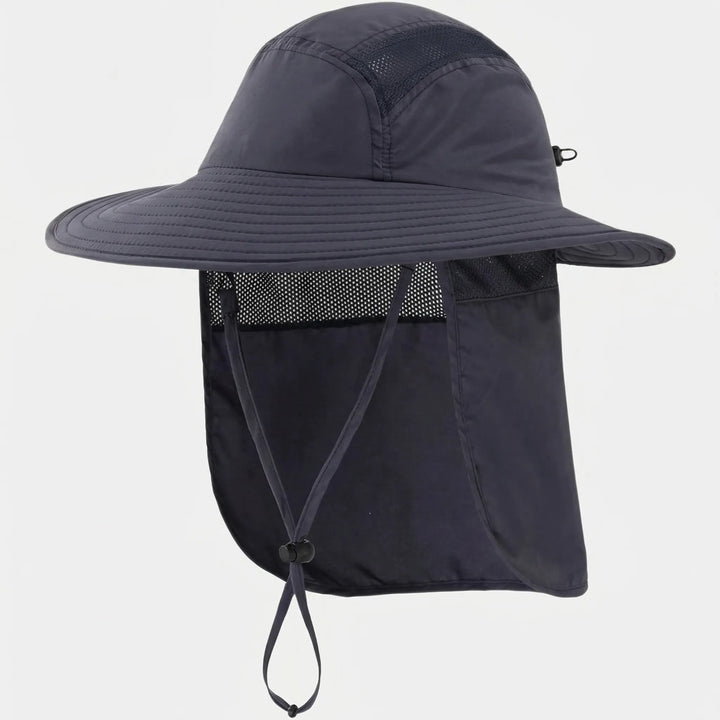 Shadovex - Wide Brim Hat With Neck Flap