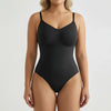 Saumaton vartalonmyötäinen spaghetti-hihnainen bodysuit