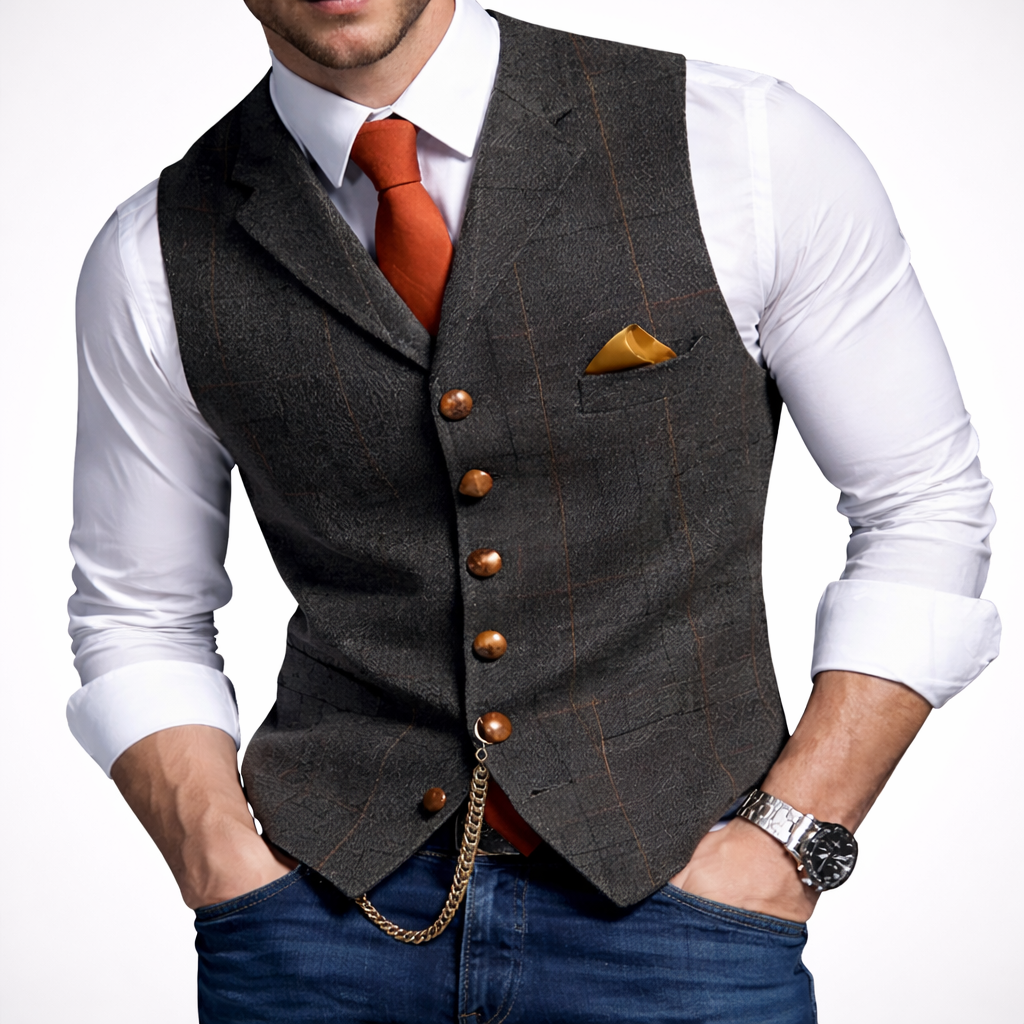 Miesten Slim Fit Nappiliivit