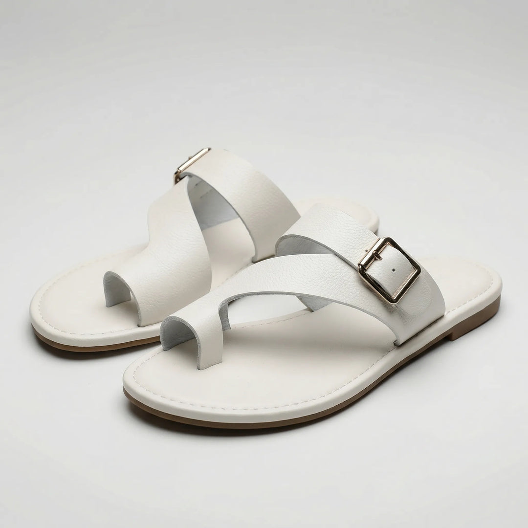 Soletta - Open-Toe Slip-On Sandal With Buckle