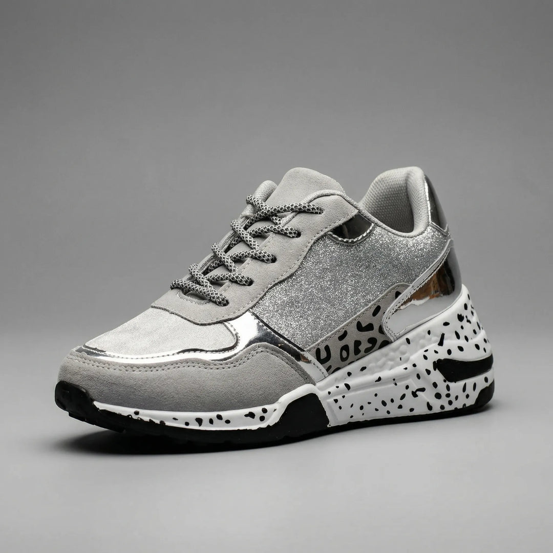 Specklova - Chunky Platform Lace-Up Sneaker