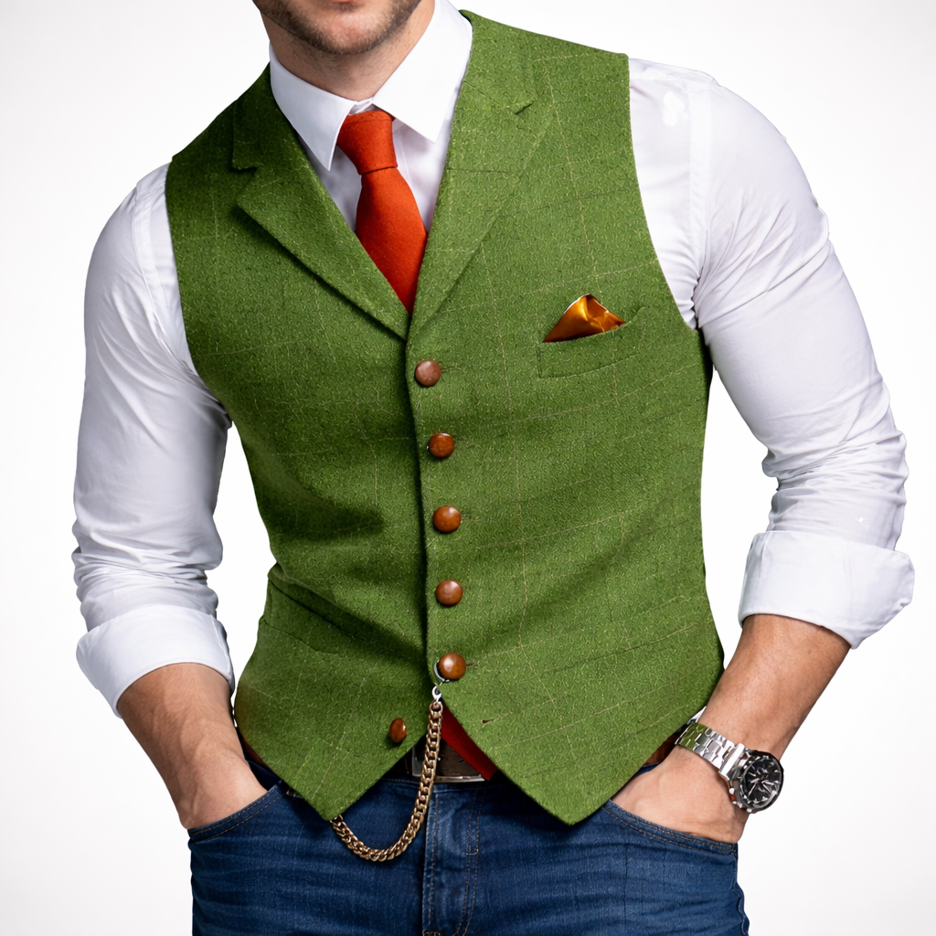 Miesten Slim Fit Nappiliivit
