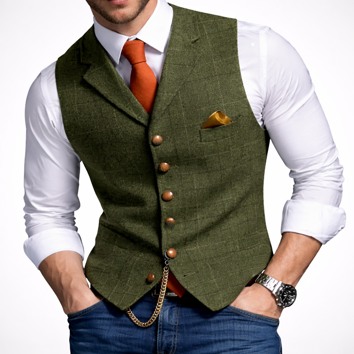 Miesten Slim Fit Nappiliivit