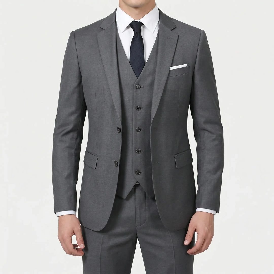 Suitvero - Slim-Fit 3-Piece Formal Suit