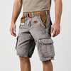 Monipuoliset rento kargo-shortsit miehille
