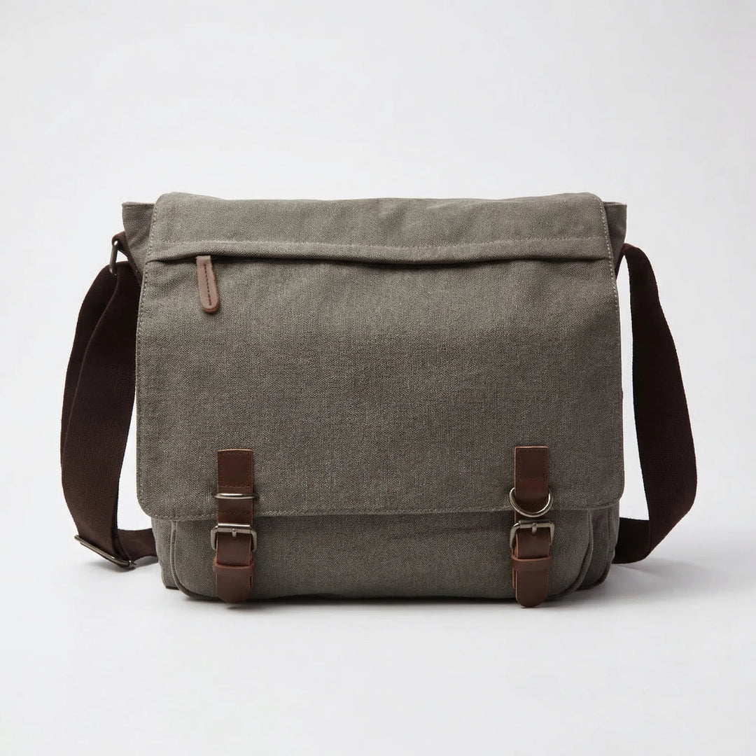 Traveaux - Adjustable Strap Canvas Messenger Bag