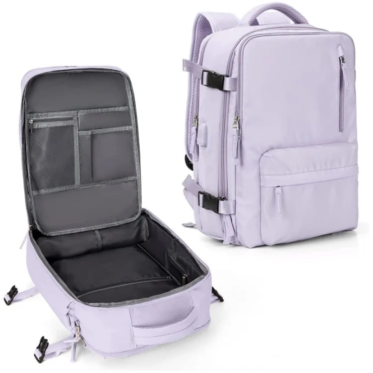Monitoimiset naisten reppu 35 L USB-liitännällä