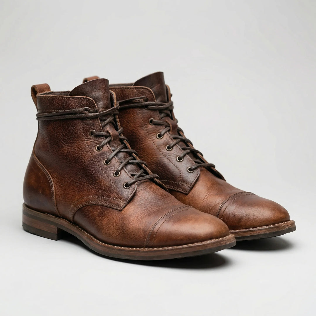 Trevolk - Vintage Lace-Up Ankle Boot