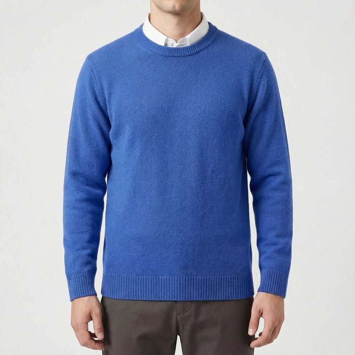 Velmoro - Relaxed Fit Crew Neck Sweater