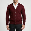 Nappi-Edessä V-Kaula Cardigan Miehille