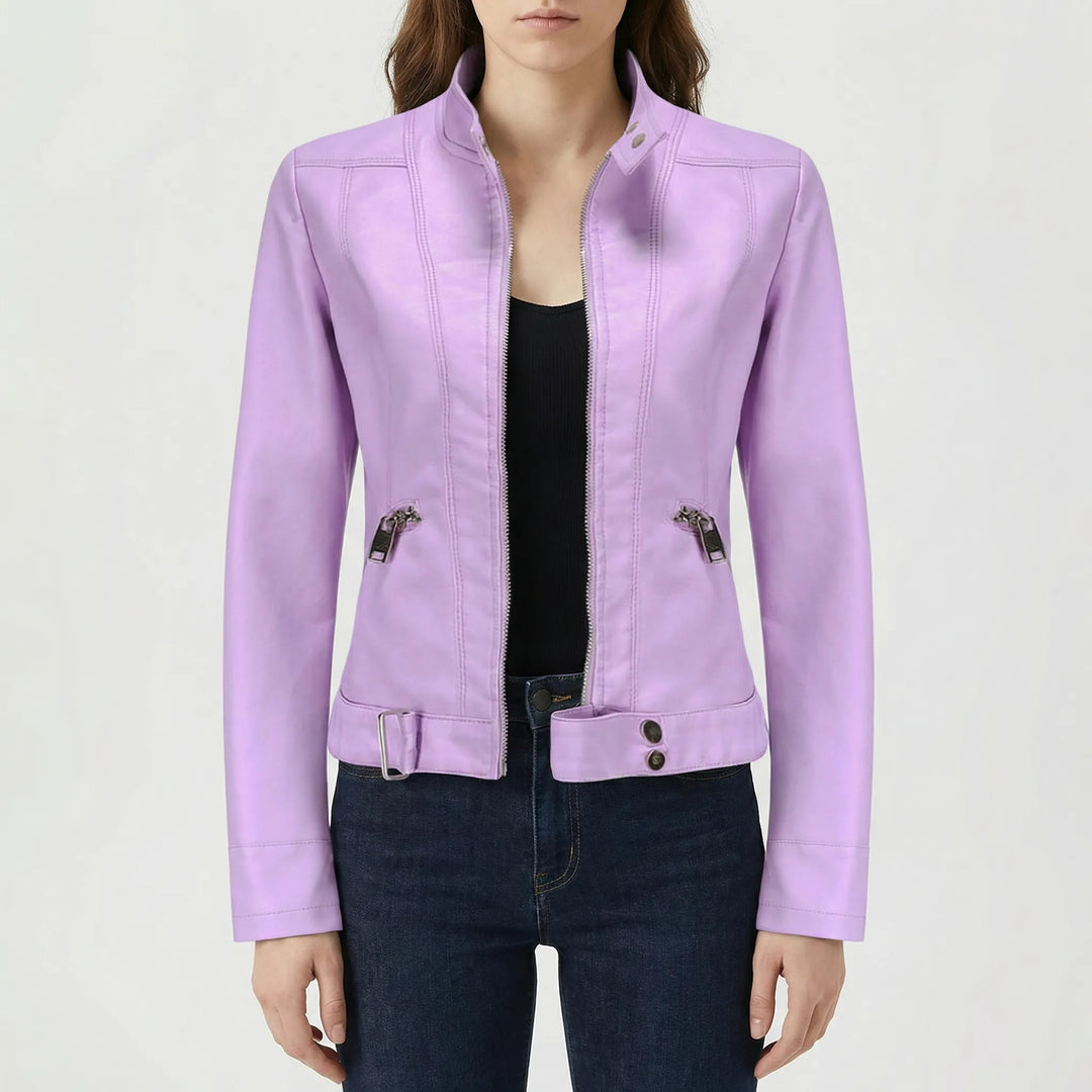 Velourex - Structured Moto-Style Women's Jacket