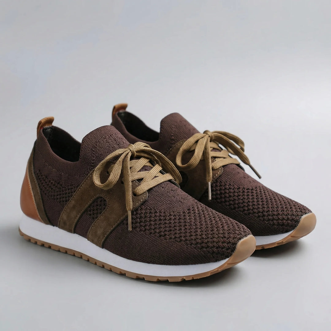 Veloxia - Lace-Up Knit Sneaker For Women
