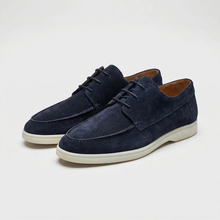 Velvano - Lace-Up Suede Loafer For Men