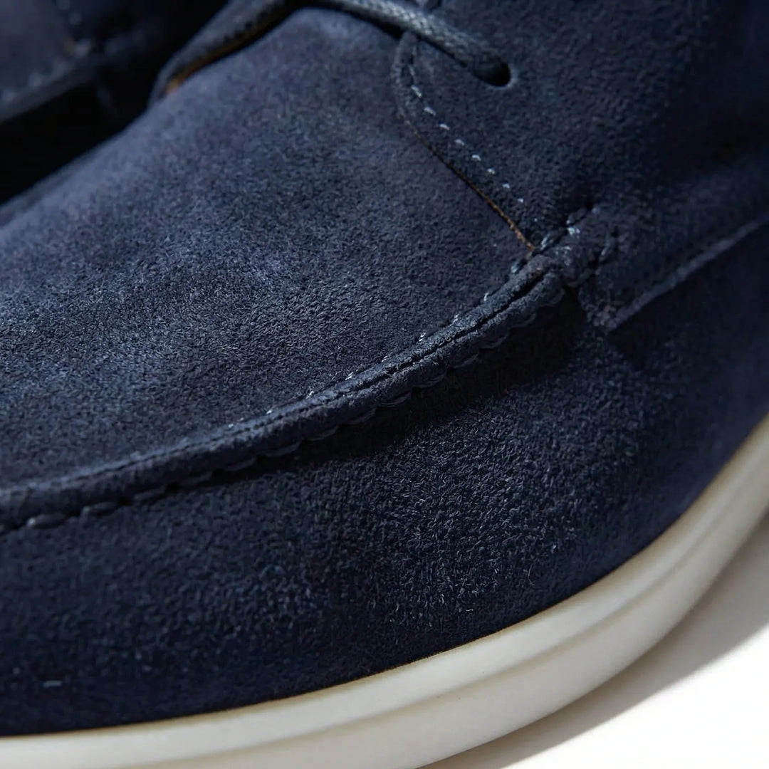 Velvano - Lace-Up Suede Loafer For Men