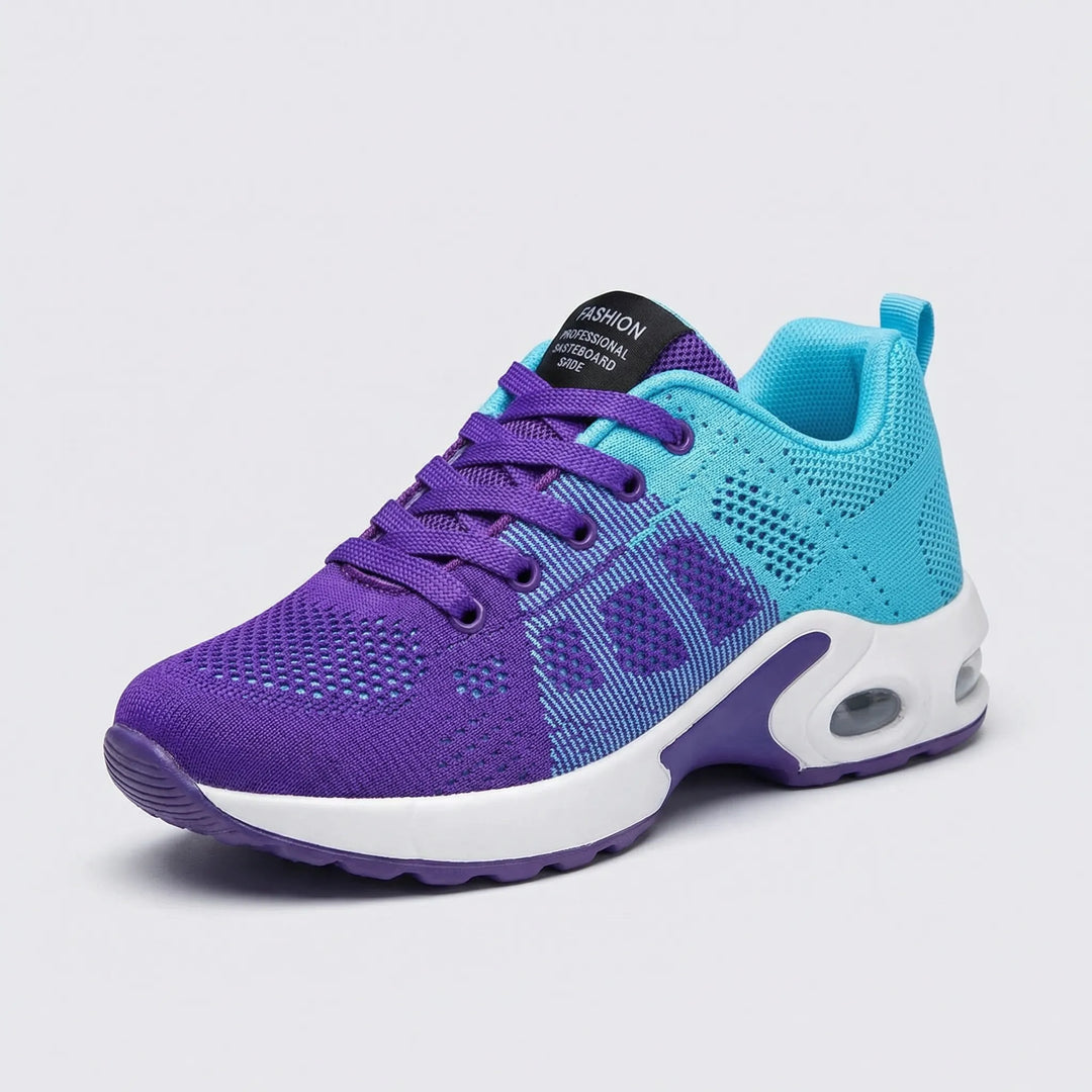 Velvrun - Air-Cushioned Lace-Up Sneaker For Women