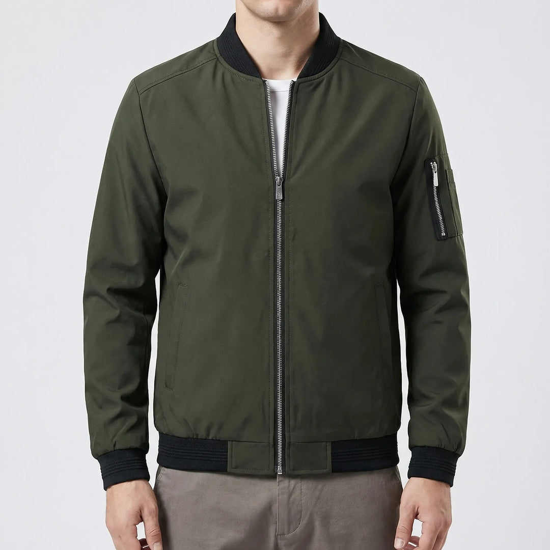 Verdano - Slim Bomber Jacket For Men
