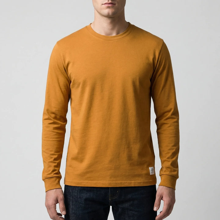 Vestalo - Long-Sleeve Crew Neck Men's Shirt