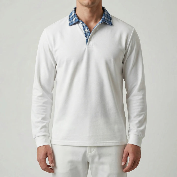 Vestano - Long Sleeve Polo Collar Sweater