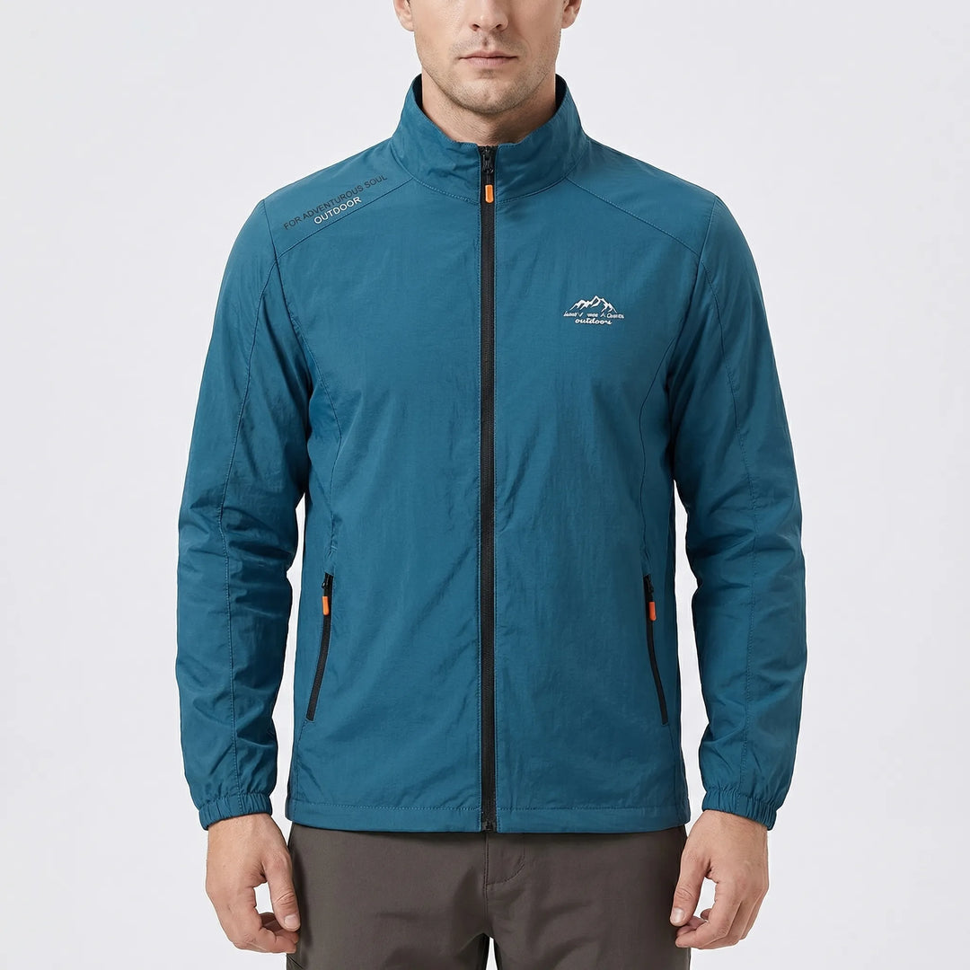 Vexalo - Lightweight Men's Zip-Up Windbreaker