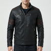 Sovitus Biker-tyylinen Vetoketjullinen Takki